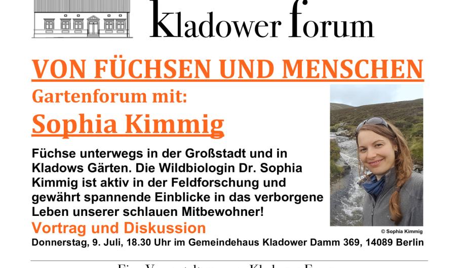 Gartenforum: Von Füchsen und Menschen