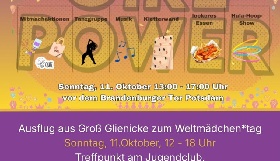 Mädchentag 11.10.