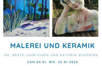 Malerei und Keramik