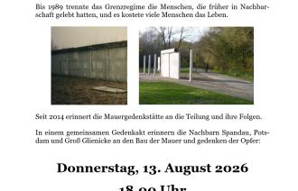 Mauergedenken