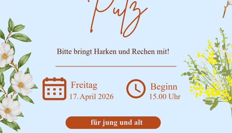 Begegnungshaus: Frühjahrsputz 