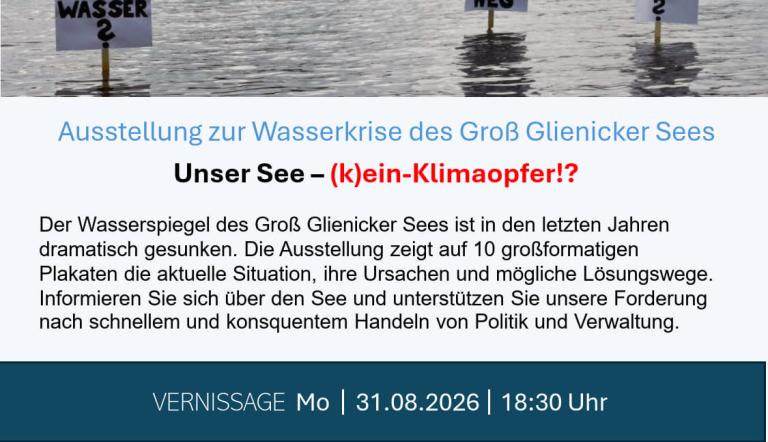 Plakatausstellung zum GG See